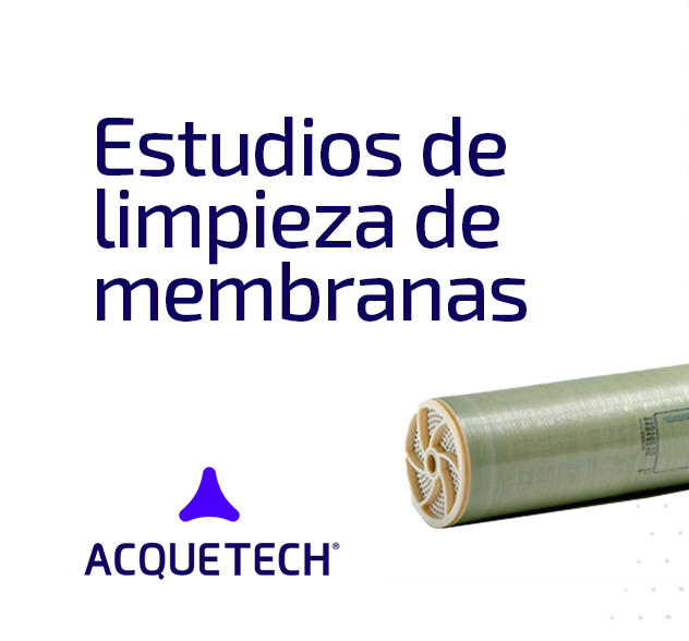 Estudios de limpieza de membranas