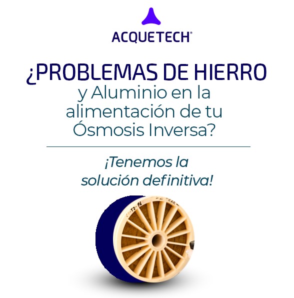 ¿Problemas de hierro y aluminio en la alimentación de tu osmosis inversa?