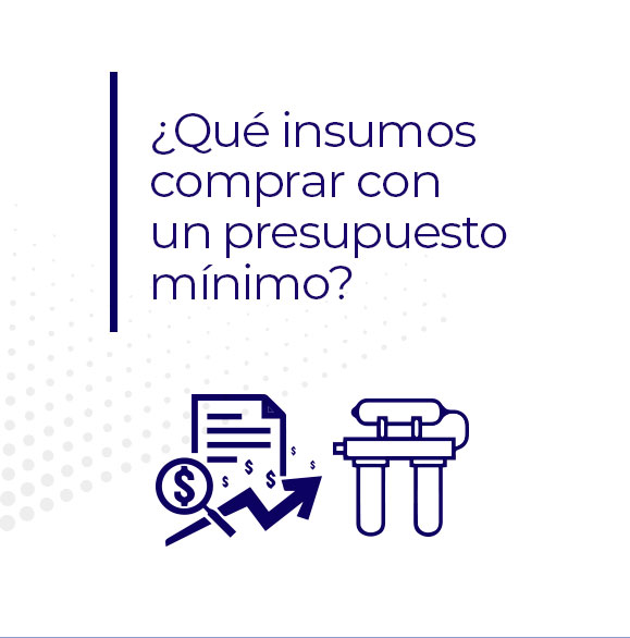 ¿Qué insumos comprar con un presupuesto mínimo?